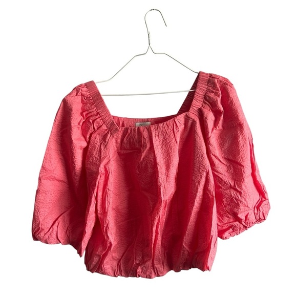 AYR Midsummer top in Pink, M, EUC, Japanese Crinkle Cotton - Picture 3 of 5